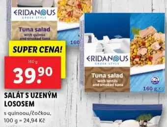 Lidl Salát s uzeným lososem nabídka