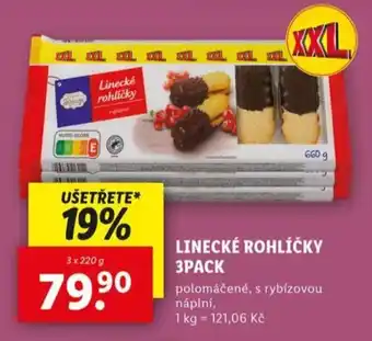 Lidl Linecké rohlíčky nabídka