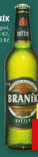 Lidl BRANÍK pivo světlé výčepní nabídka