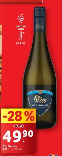 Lidl Piu secco nabídka