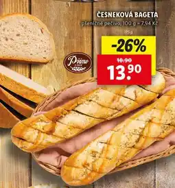 Lidl Česneková bageta nabídka