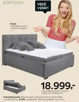 XXXLutz Čalouněná postel nabídka