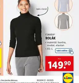 Lidl Rolák nabídka