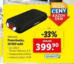 Lidl Powerbanka 20 000 mah nabídka