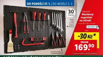 Lidl Nástěnný organizér na nářadí nabídka