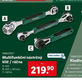 Lidl Multifunkční nástrčný klíč / ráčna nabídka