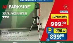 Lidl Křížový liniový laser 4 v nabídka