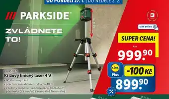 Lidl Křížový liniový laser 4 v nabídka