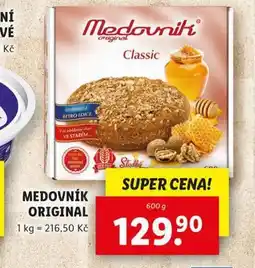 Lidl Medovník original nabídka