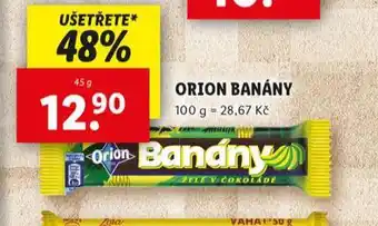 Lidl Orion banány nabídka