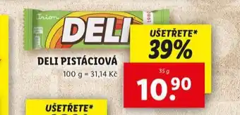 Lidl Deli pistáciová nabídka