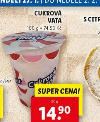 Lidl Cukrová vata nabídka