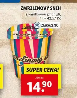 Lidl Zmrzlinový sníh nabídka