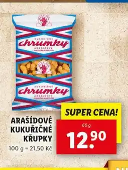 Lidl Arašídové kukuřičné křupky nabídka