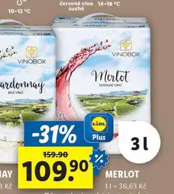 Lidl Merlot nabídka