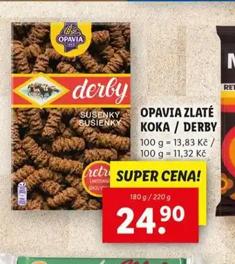 Lidl Opavia zlaté koka / derby nabídka