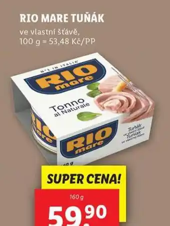 Lidl Rio mare tuňák nabídka