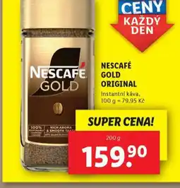 Lidl Nescafé gold original nabídka