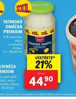 Lidl Tatarská omáčka premium nabídka