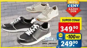 Lidl Obuv sneaker nabídka