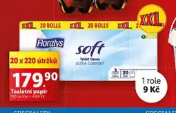 Lidl Floralys toaletní papír nabídka