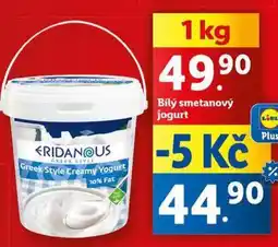 Lidl Jogurt smetanoví bílý nabídka