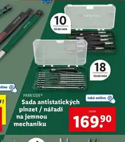 Lidl Sada antistatických pinzet nabídka