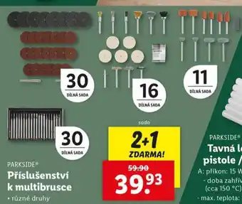 Lidl Příslušenství k multibrusce nabídka