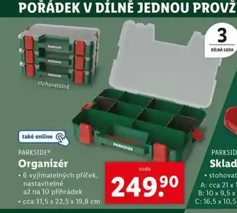 Lidl Organizér nabídka