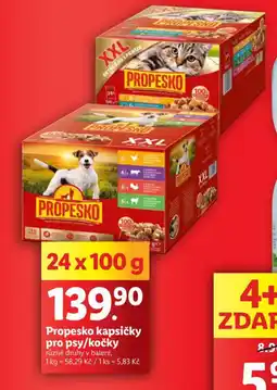 Lidl Propesko kapsičky pro kočky nabídka