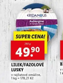 Lidl Fazolové lusky nabídka