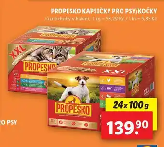 Lidl Propesko kapsičky pro kočky nabídka