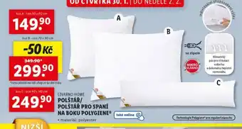 Lidl Polštář nabídka