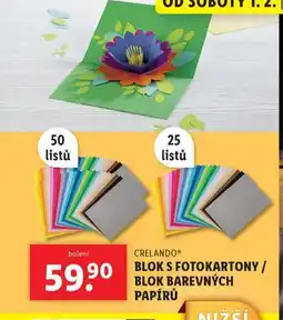 Lidl Blok s fotokartony nabídka