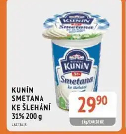 Coop hb Kunin smetana ke šlehání 31% nabídka