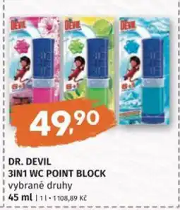 Coop hb DR. DEVIL 3in1 WC point block nabídka