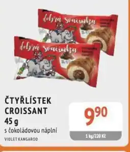 Coop hb Čtyřlístek croissant nabídka