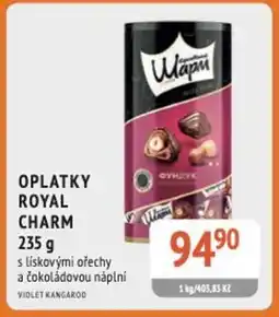 Oplatky Royal charm