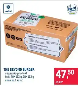 Makro THE BEYOND BURGER nabídka