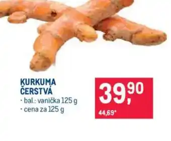 Makro Kurkuma čerstvá nabídka