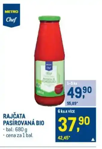 Makro Rajčata pasírovaná bio nabídka