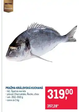 Makro Pražma královská kuchaná nabídka