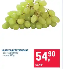 Makro Hrozny bílé bezsemenné nabídka