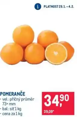 Makro Pomeranče nabídka