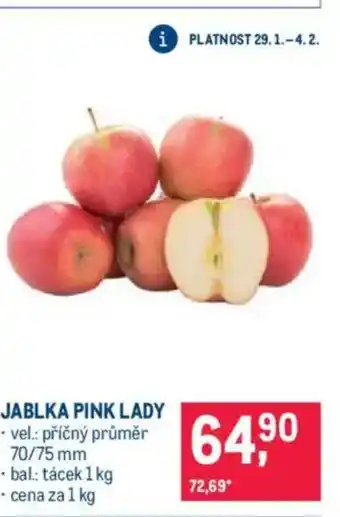 Makro Jablka pink lady nabídka