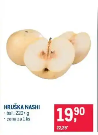 Makro Hruška nashi nabídka