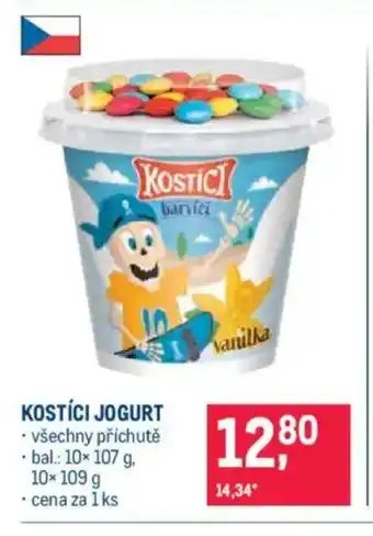 Makro Kostíci jogurt nabídka