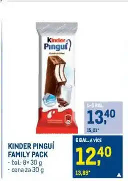 Makro Kinder pingui family pack nabídka