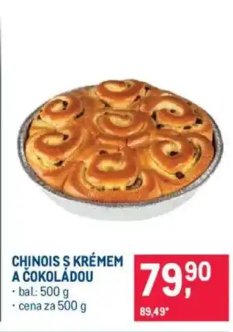 Makro Chinois s krémem a čokoládou nabídka