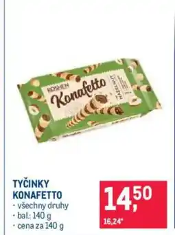 Makro Tyčinky konafetto nabídka